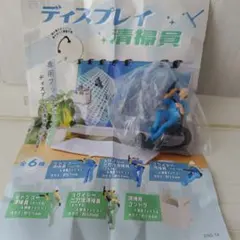 ディスプレイ　清掃員　スクイジー　二刀流清掃員　ブルー社