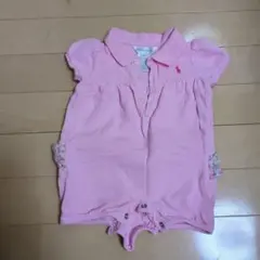 Ralph Lauren ピンクロンパース 3M