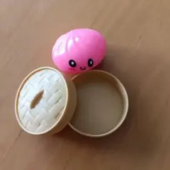肉まんスクイーズ　ピンク