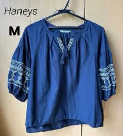 Haneys ハニーズ チュニック ブラウス ネイビー サイズM★のサムネイル