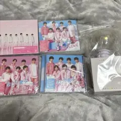 なにわ男子 CDアルバム4枚＋ペンライトセット