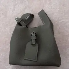 グレー ハンドバッグ