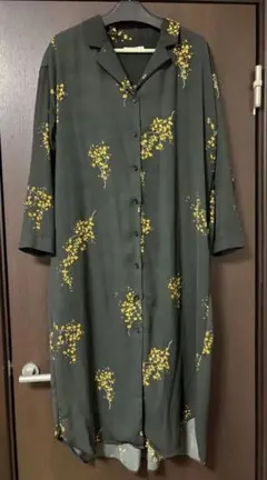 【美品】niko and... 花柄シャツワンピース