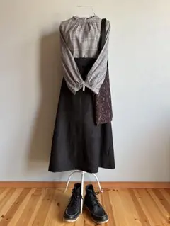 着物リメイクワンピース＆バッグ