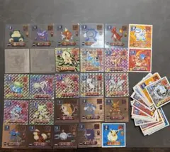【希少】アマダ　ポケモンシール列伝　引退セット 79枚