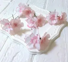 髪飾り、卒業式、桜ヘッドドレス、 ヘッドパーツ、ピンク、結婚式、成人式