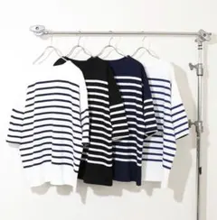 ジャーナルスタンダードレリューム＊NAVAL BORDER ボーダーTシャツ