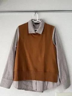 ATELIER SIX ストライプ長袖シャツ 38のサムネイル
