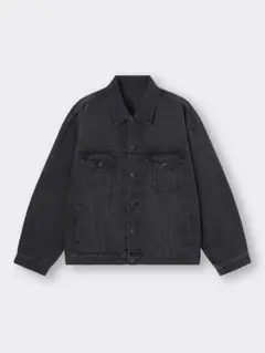 GU デニムオーバーサイズジャケット+EGRAY
