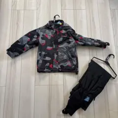 子ども用防水迷彩ジャケットとパンツセット