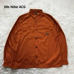 00s Nike ACG Dri-Fit 長袖シャツ オレンジ Mのサムネイル