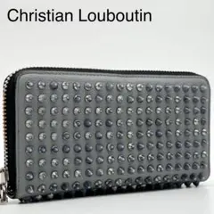 ルブタン 長財布 パネトーネ ラウンドジップ レザー シルバー ルブタン 長財布 パネトーネ ラウンドジップ レザー シルバー - メルカリ