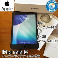 【超美品】 iPad mini 5 64GB Wifi+Cellular
