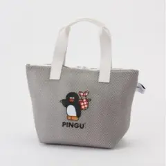 ピングー　松本セイジ　メッシュ保冷トート　ブラウン