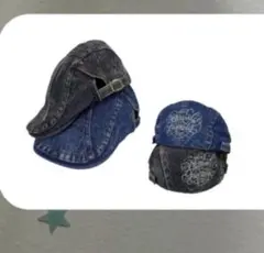 JUDIN ノベルティ デニムキャスケット ブラック