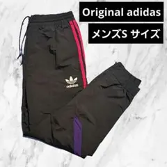 値下げ【adidas】 トラック ブラック/ピンク/パープル ナイロン