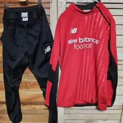 ニューバランス/ 防風ニットトップ＆ロングパンツ ジャージ 上下セット S