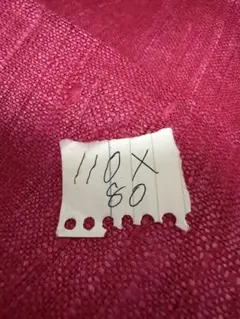 生地 ピンク系 110×80 アサです。