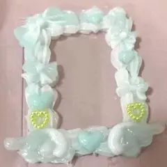 ホイップデコ　トレカケース　ミントブルー