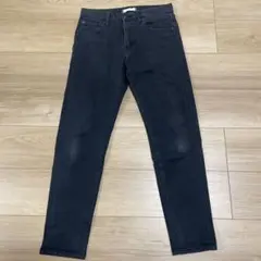 ユニクロ　UNIQLO ストレッチデニムパンツ　チャコールグレー　28インチ