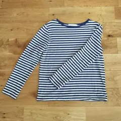 AMERICAN HOLIC ボーダー 長袖Tシャツ L ブルー