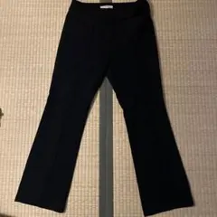 ダークネイビー スラックス ハイウエスト