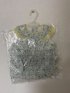 KUMIKYOKU 花柄 ノースリーブワンピース 90cm