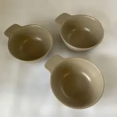 スリーコインズ スープカップ 3個セット ベージュのサムネイル