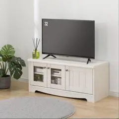 【美品】ニトリ リズバレー TVボードテレビ台　SLM32V WH カントリー調 ニトリ テレビボード(リズバレー SLM32V WH) - 通販 | 家具と