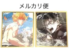 鬼滅の刃 WEBSHOPくじ アクリル色紙 竈門炭治郎 我妻善逸 ２点セット