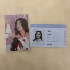 TWICE ジヒョ サイン入り Jihyo Twicetagram サイン入りカード トレカ ジヒョ TWICE - メルカリ