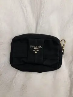 PRADA ポーチ ブラック リボンのサムネイル