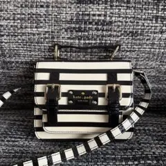 kate spade ストライプ ハンドバッグ