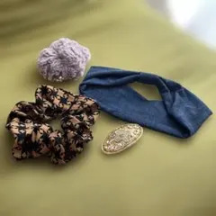 ヘアアクセサリー 4点セット