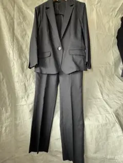 スーツカンパニー　destyle ネイビー　パンツスーツ　上下セット　44