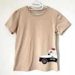 130 クレードスコープ　パトカー　Tシャツ ベージュのサムネイル