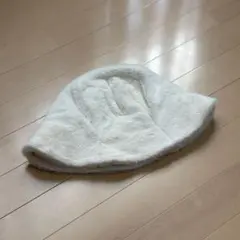 ホワイト フリース バケットハット