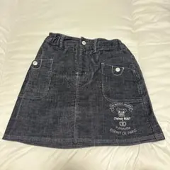 ポンポネット デニムスカート 140