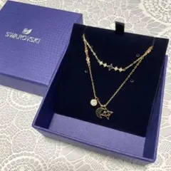 SWAROVSKI Symbolica 星月モチーフ2本セット　ネックレス