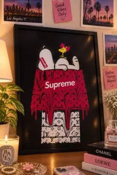 Supreme アートポスター 額付き インテリア A4 フォトフレーム