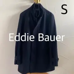 EDDIE BAUER 2way ウールコート ライナー付 黒 Sメンズ