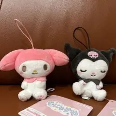 マイメロディ　クロミ　むにゃすやマスコット　2コセット
