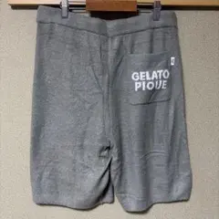 ジェラートピケ スムーズィー ジャガードハーフパンツ Mサイズ グリーン