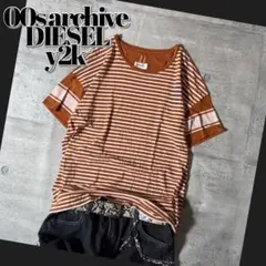 00s archive diesel striped s/s tee y2kのサムネイル