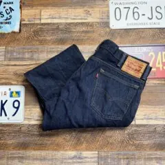 リーバイス517 W36 ブーツカット デニムパンツ 濃紺 フレア　古着のサムネイル