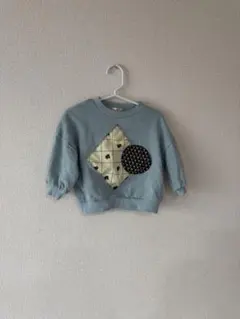 ai arai しまむら パッチワーク トレーナー スウェット　90