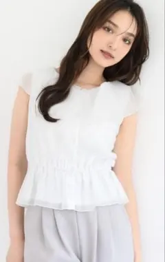 MISCH MASCH ラメチュールフリルブラウス MM428109のサムネイル