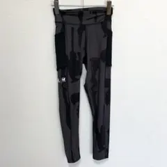 adidas × Marimekko 総柄 スポーツレギンス ブラック グレーのサムネイル