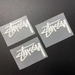 Stussy 刺繍アイロンシート 3枚セット