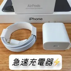 iPhone 2m Lightning to C 1本 + 充電器 20W 1個